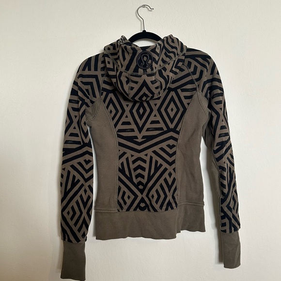 Lululemon Athletica Scuba Hoodie II Khaki Green Size 6 - Picture 5 of 7